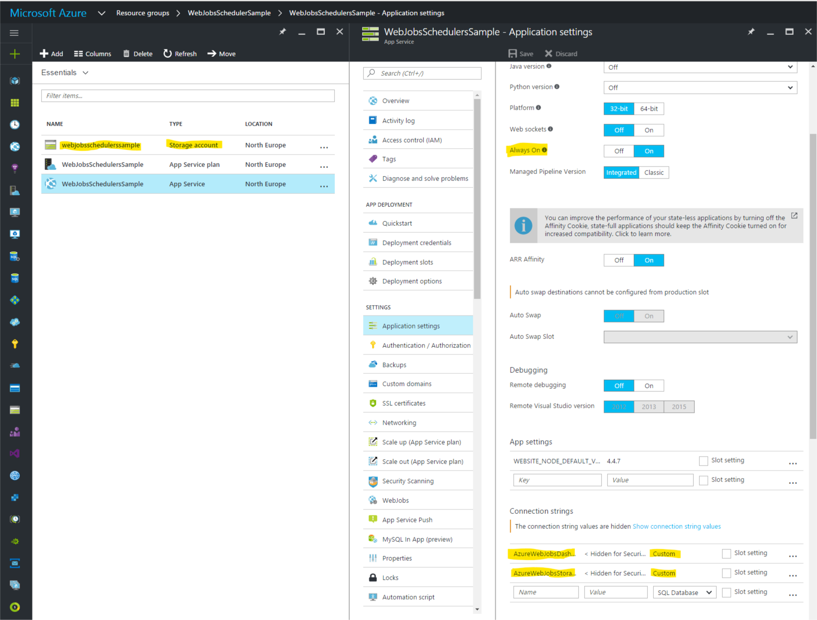 Azure Configuration