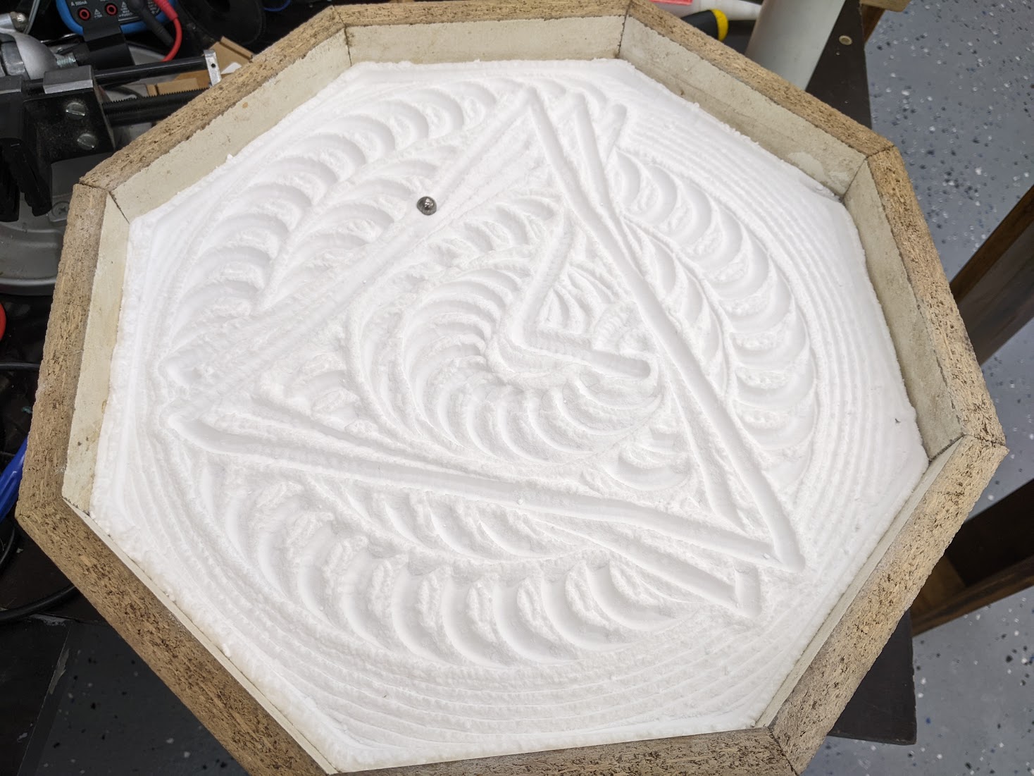 Sand drawing, from the project README