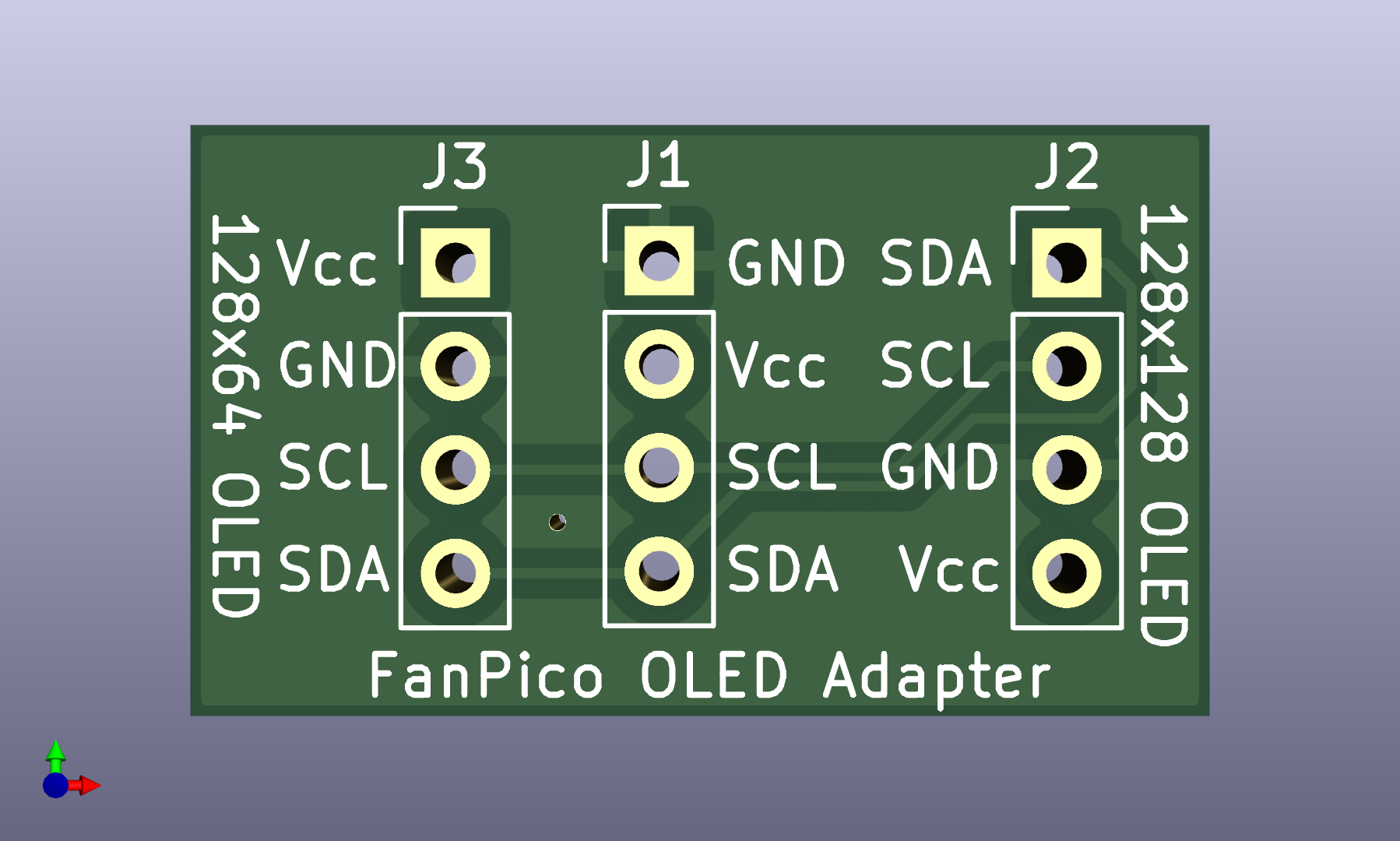 Fanpico oled adapter, from the project README
