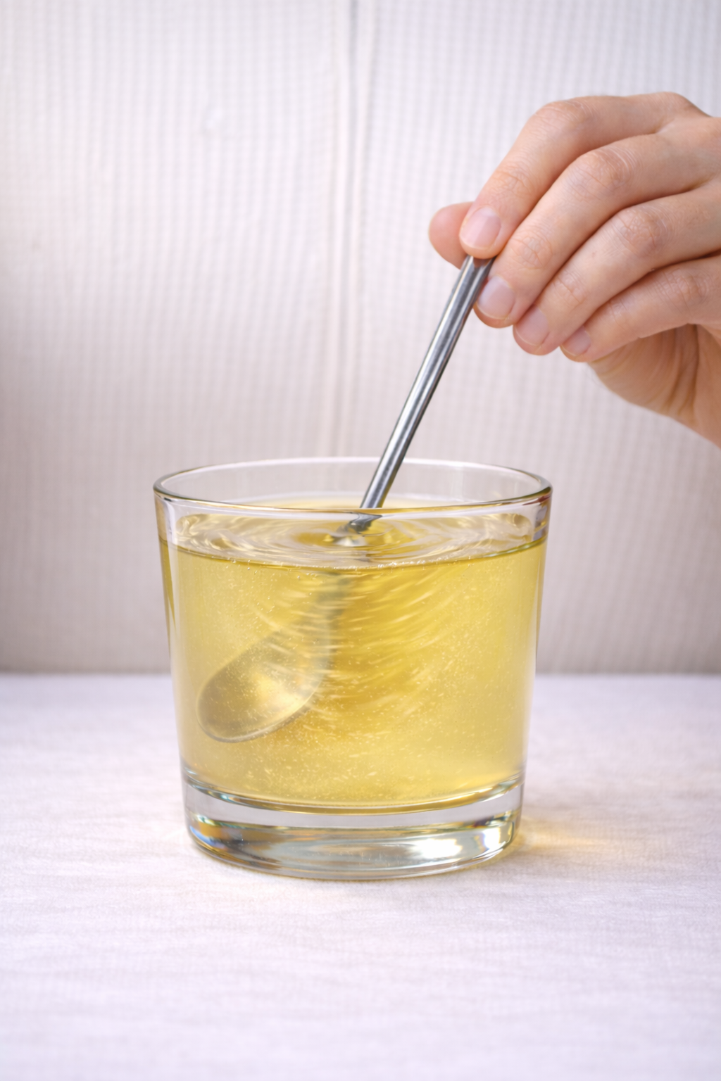 Step 4 — Stir and drink TKG Naula