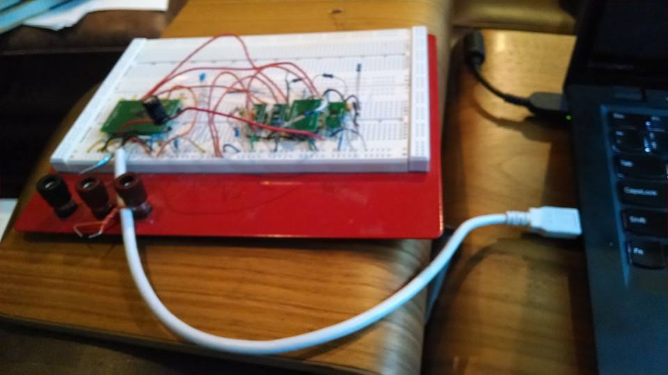 Breadboard of Infinite Noise Multiplier