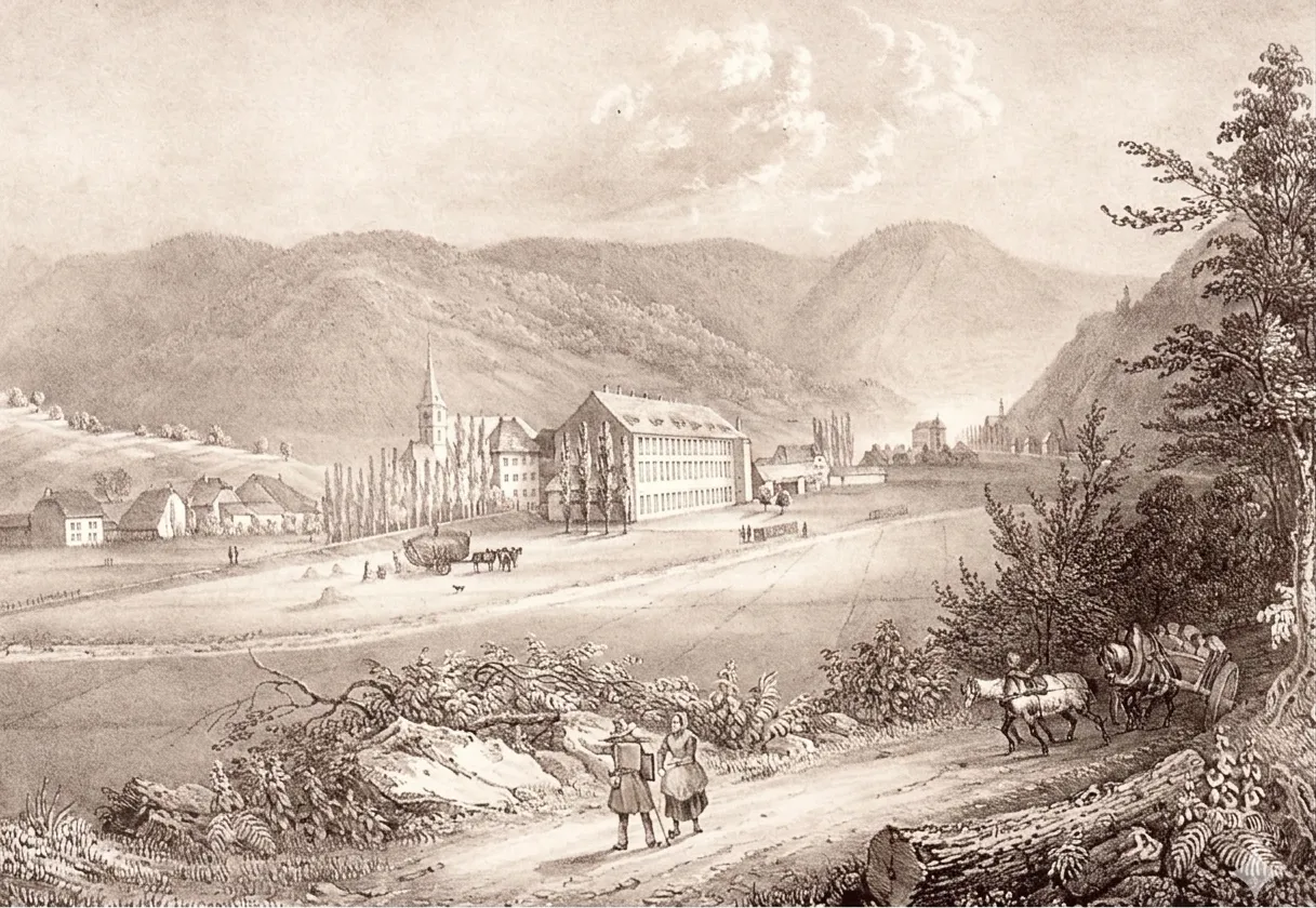 Engraving by Muller and Simon, 1837