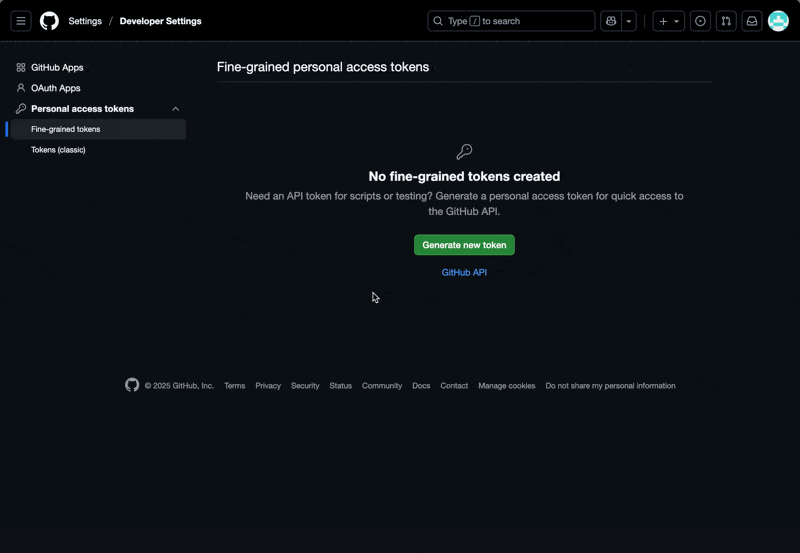 Fine Grained Token Demo