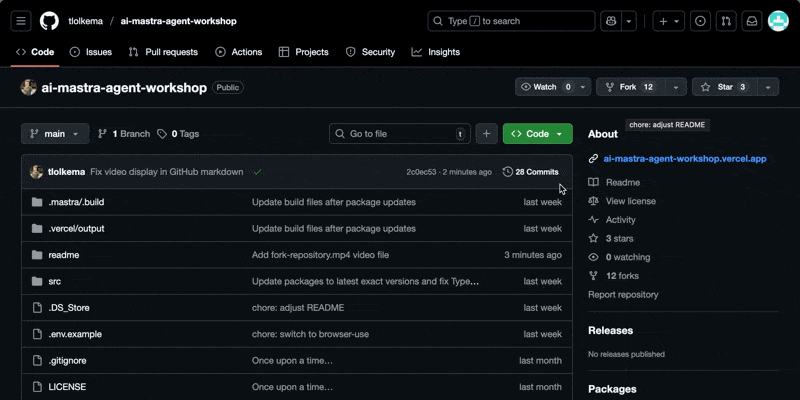 Fork Repository Demo