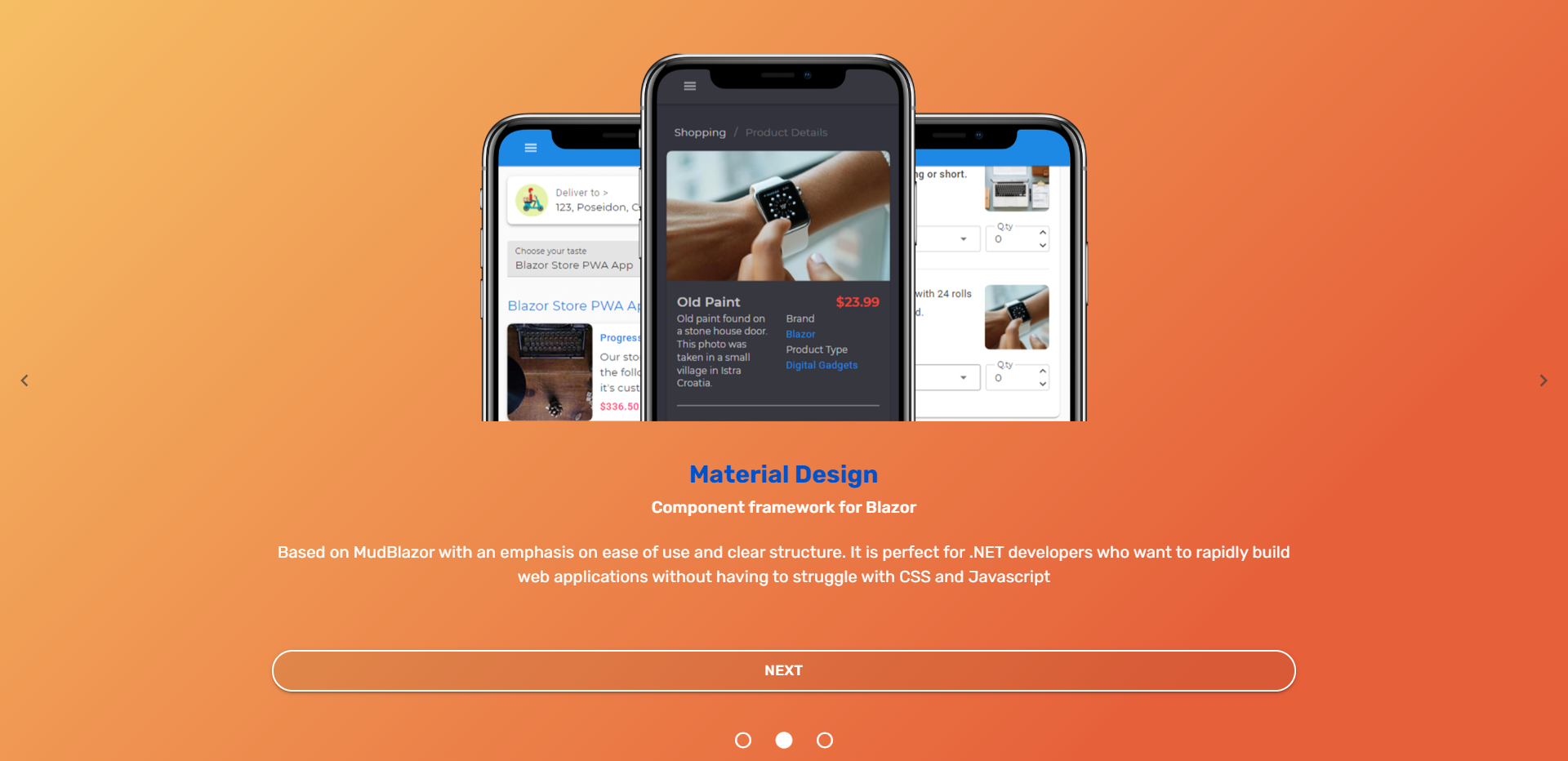 BlazorStore Pro - Mobile PWA and web templates with multi-tenancy and multi-databases - 6
