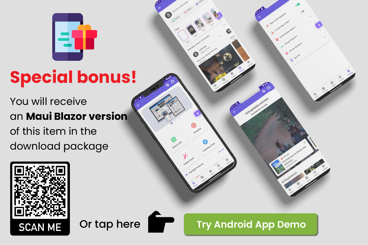 Blazor Store - Mobile PWA and Site Templates with Powerful Built-in Functions - 1