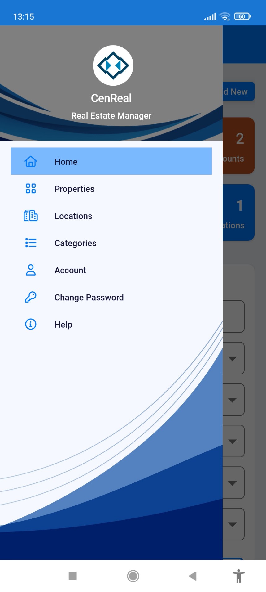 CenReal - Professional Property Manager Application Android + iOS