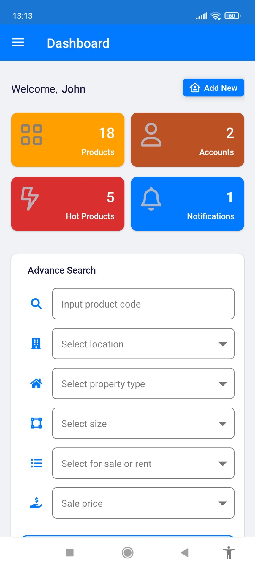 CenReal - Professional Property Manager Application Android + iOS