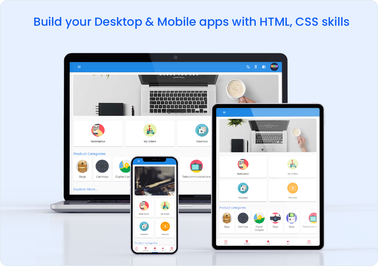 MauiStore- .Net MAUI Blazor desktop and mobile app template - 5