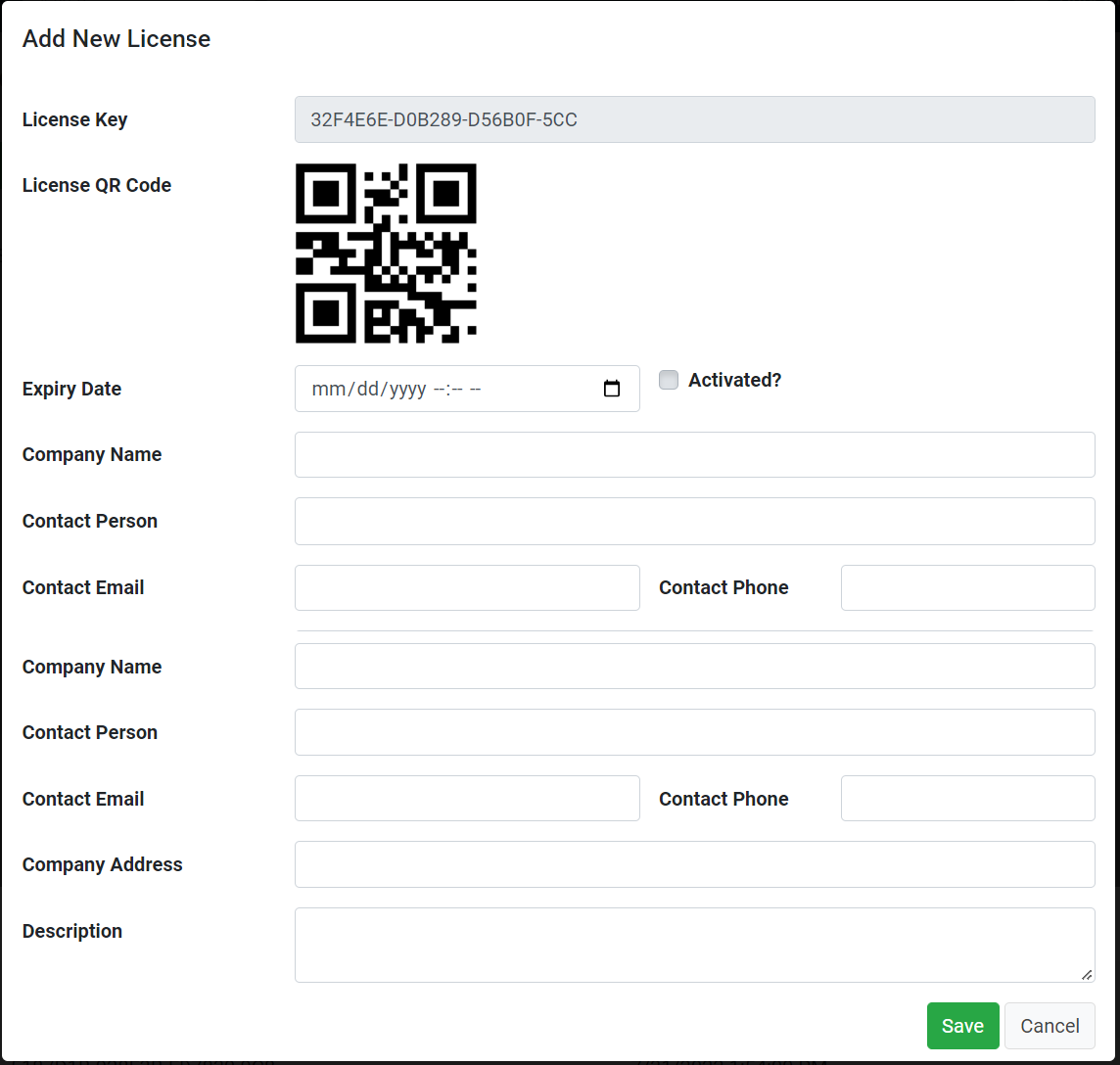 Application mobile POS pour Android et iOS avec tableau de bord Web de gestion des licences - 5