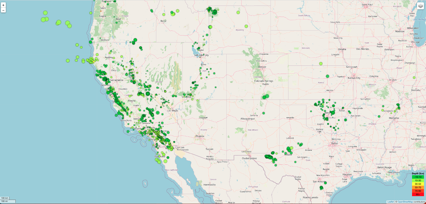 Monthly-Earthquake-Street-Visualization