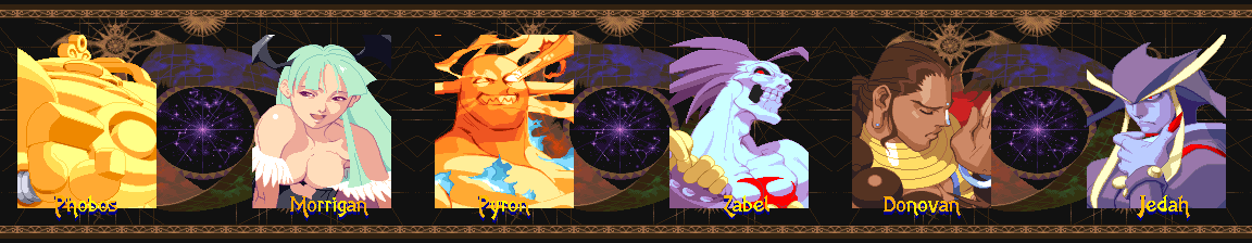 Vampire Savior Definitive: the versus screen