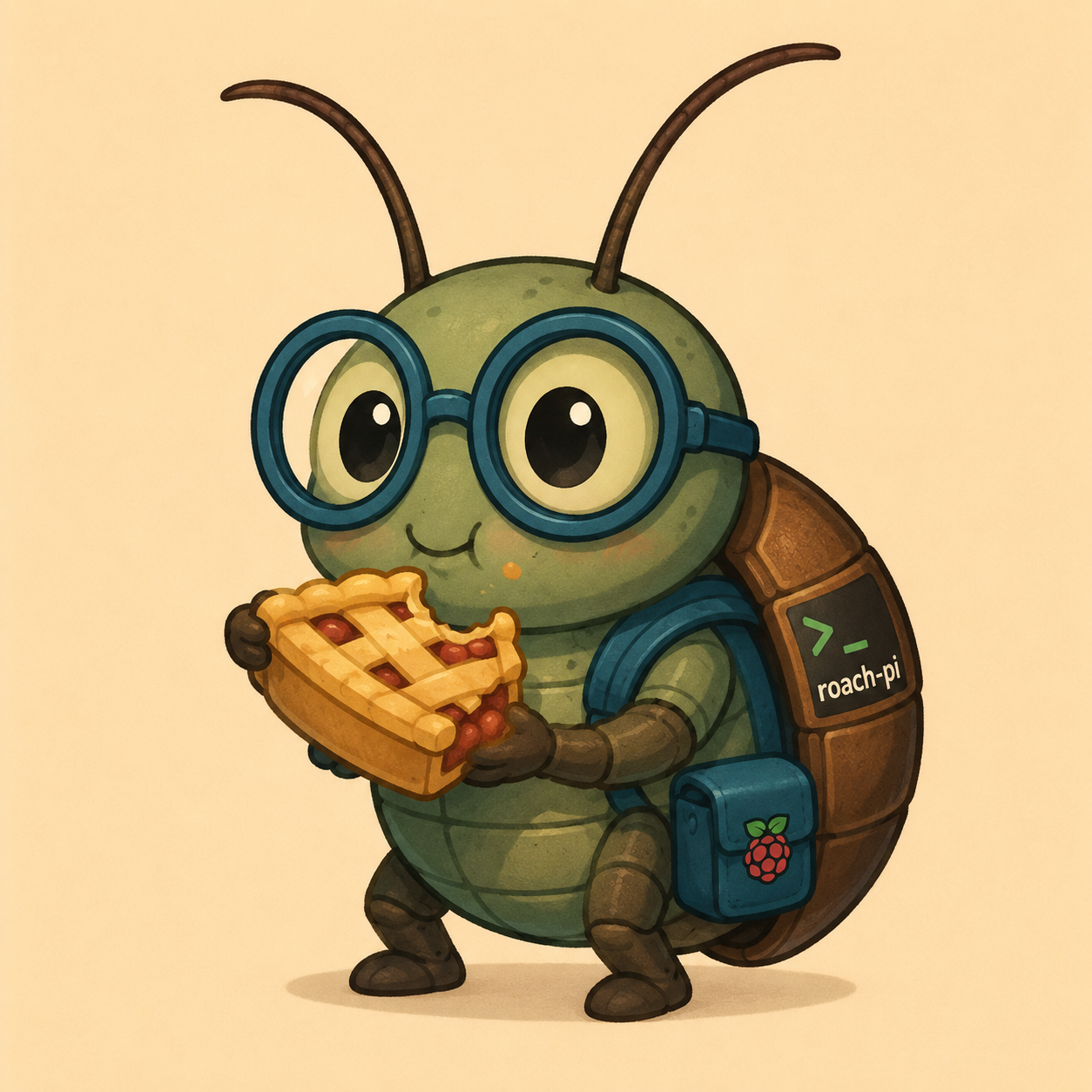 ROACH PI mascot