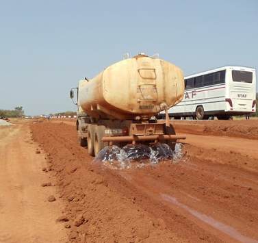 Pump system repair – water tanker on site