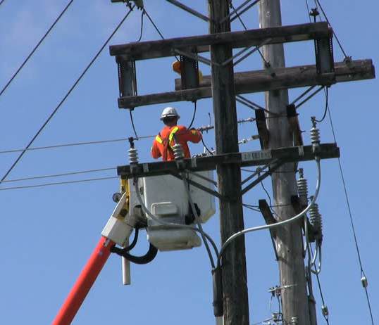 Power lines maintenance project