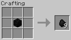 Inverse recipe for Coal Block, which requires turns a single coal block back into 9 coal.