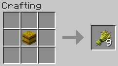 Inverse recipe for Hay Bale, which requires turns a single hay bale back into 9 wheat.