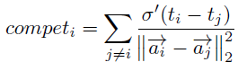 competitive score formula