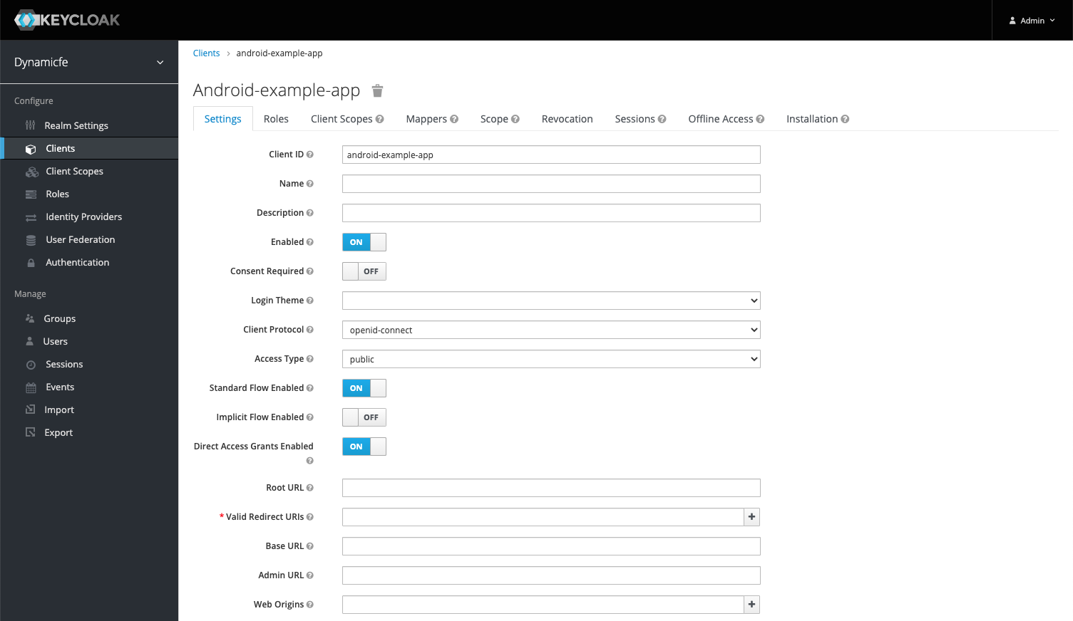 A Keycloak Client