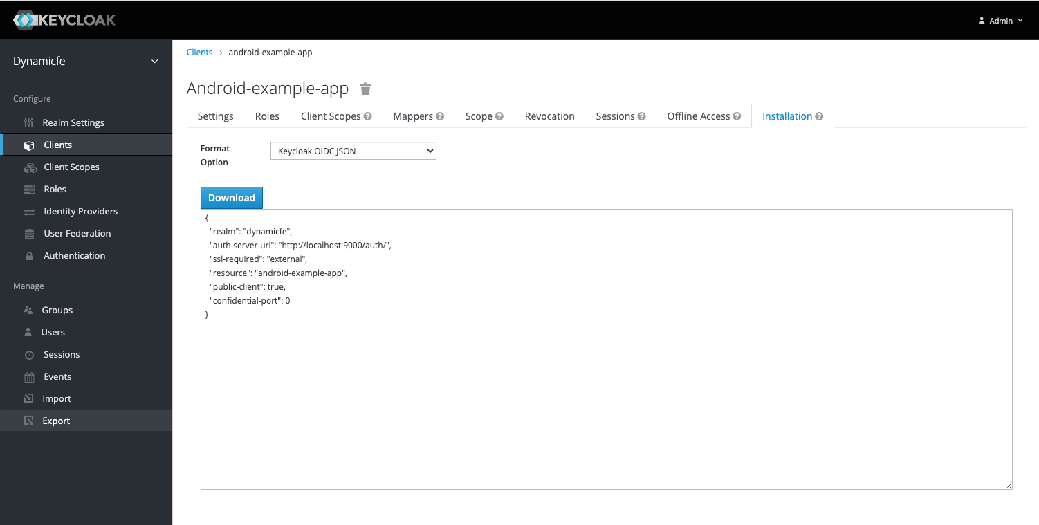 A Keycloak Client