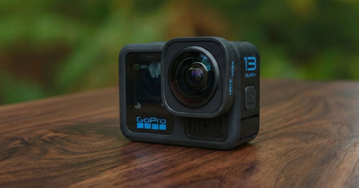 GoPro Hero 13 Blackに装着されたLens Modのイメージ