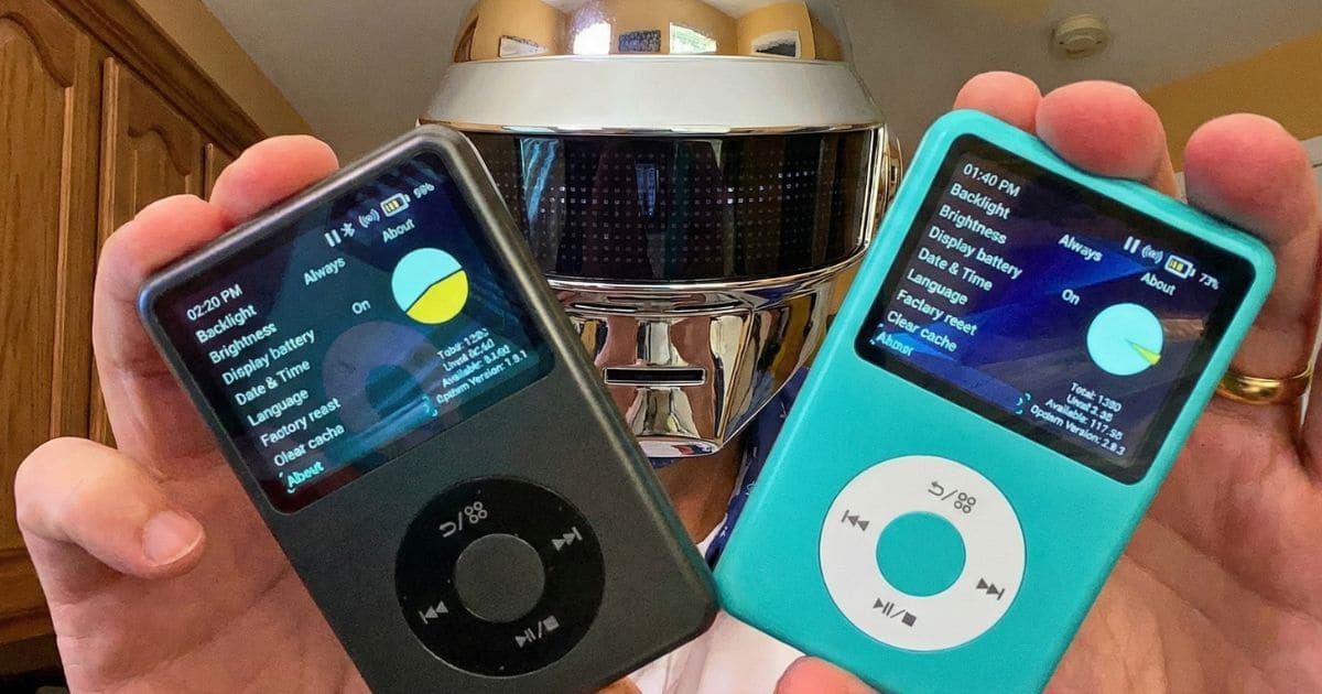 Innioasis Y1 mp3 player レビュー中