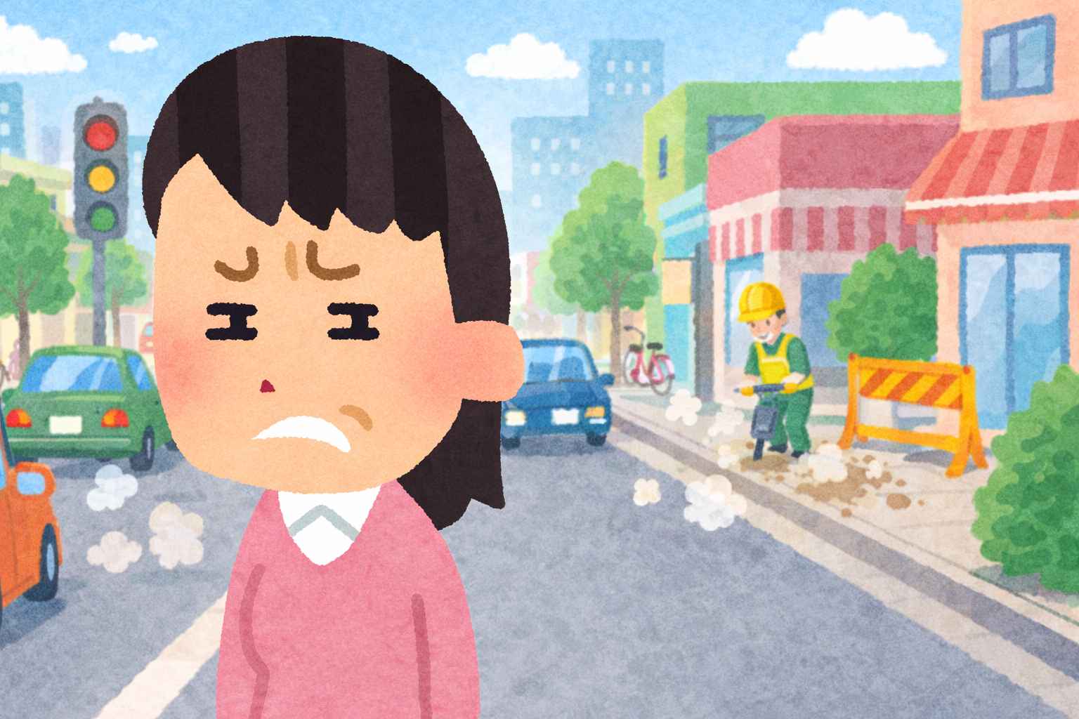 イラつく女性 イラつく女性