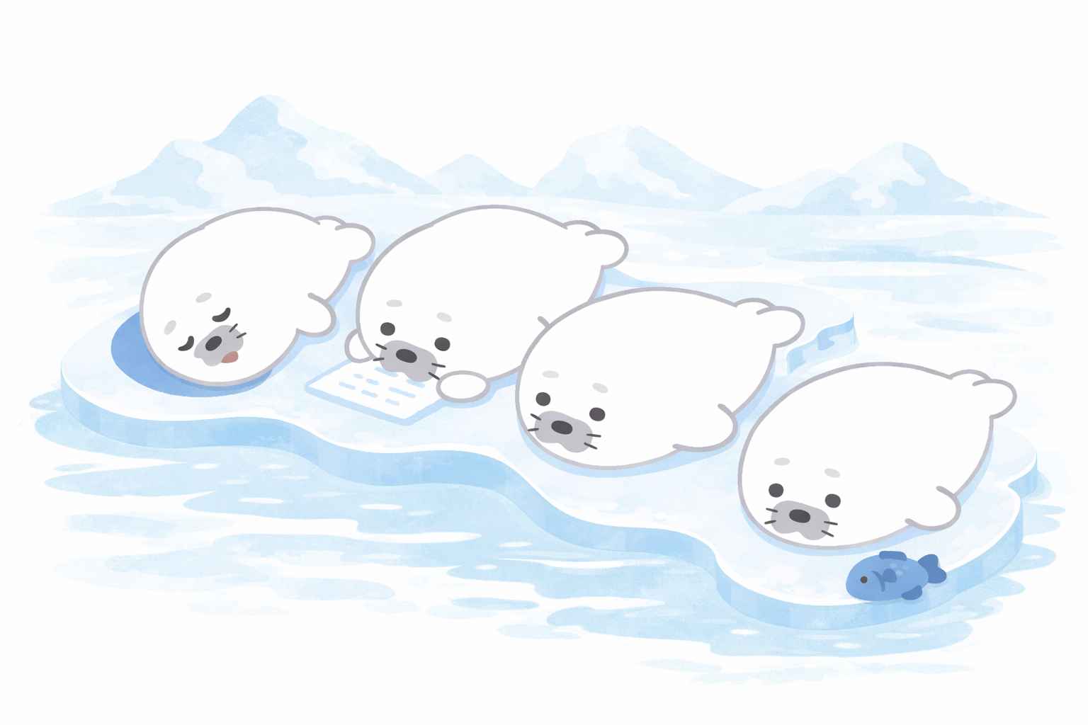 ねじれたアザラシ