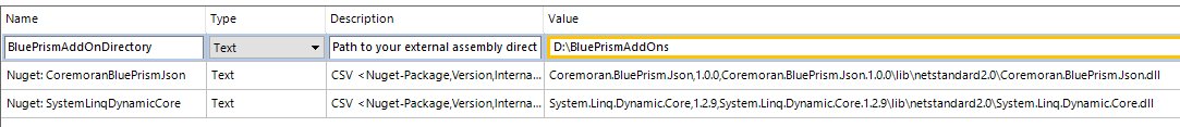 Object Enviroment Variables