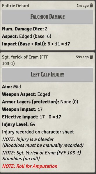 Damage-Injury Chat