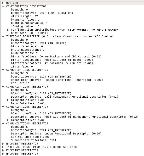 Wireshark frame capture