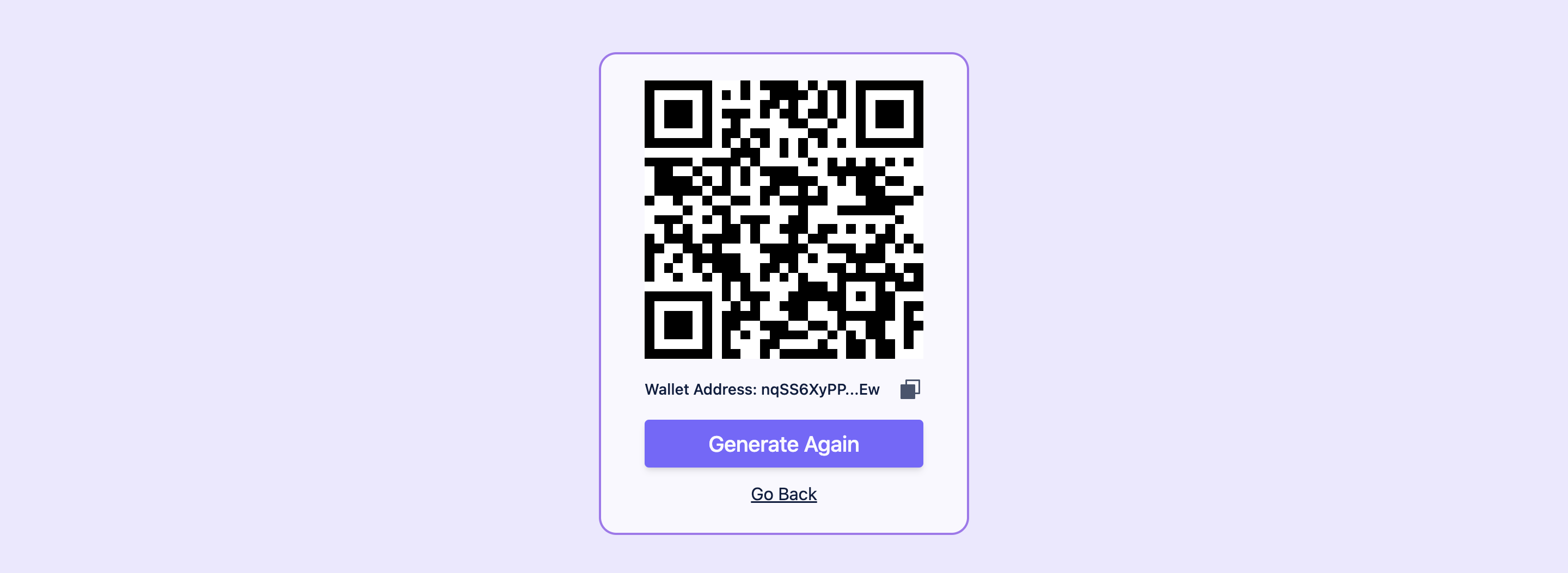 QR Code Page