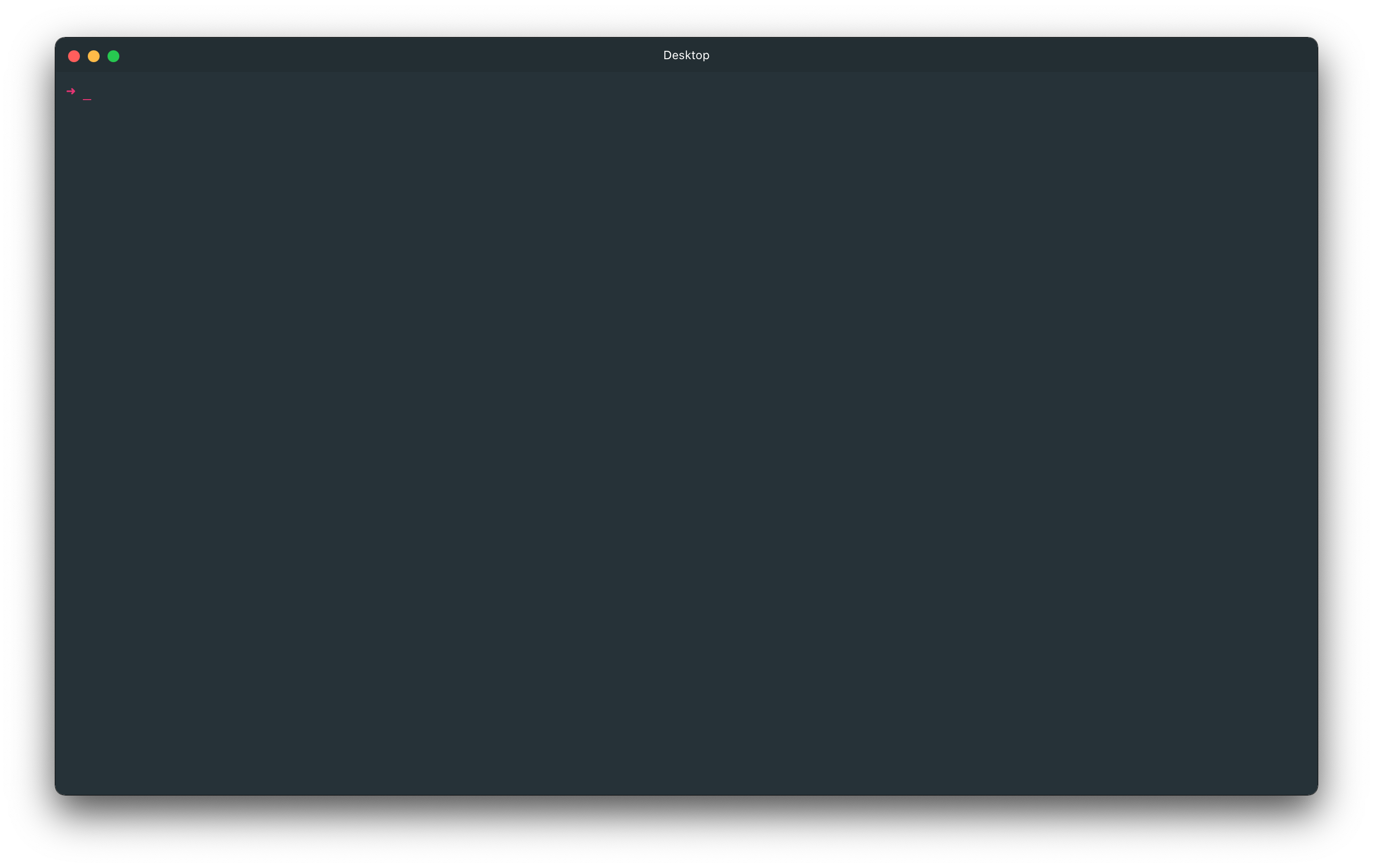 Atom Material Theme for Hyper Terminal Screenshot