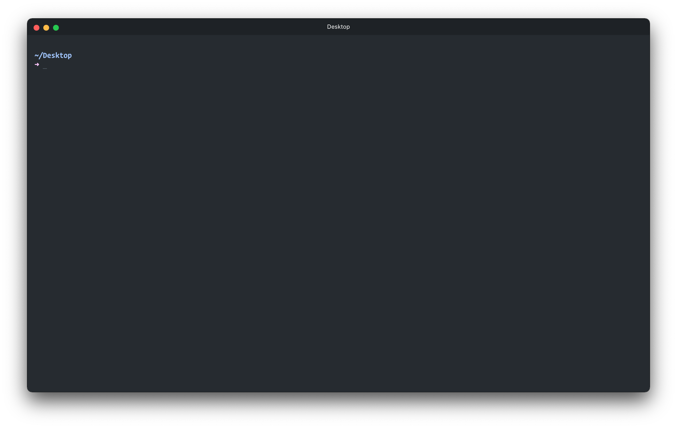 Charcoal Theme for Hyper Terminal Screenshot
