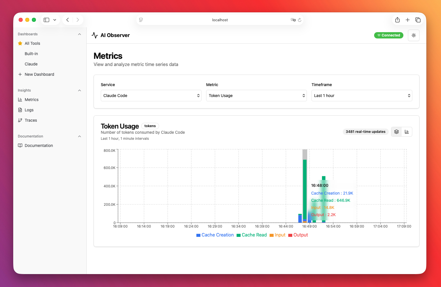 AI Observer Metrics