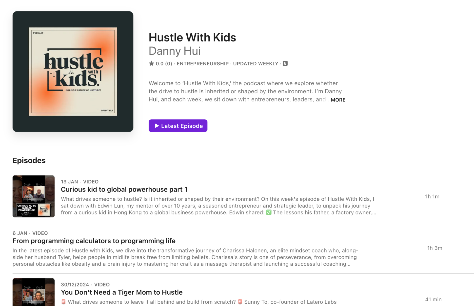 Danny Hui's 2025 Portfolio