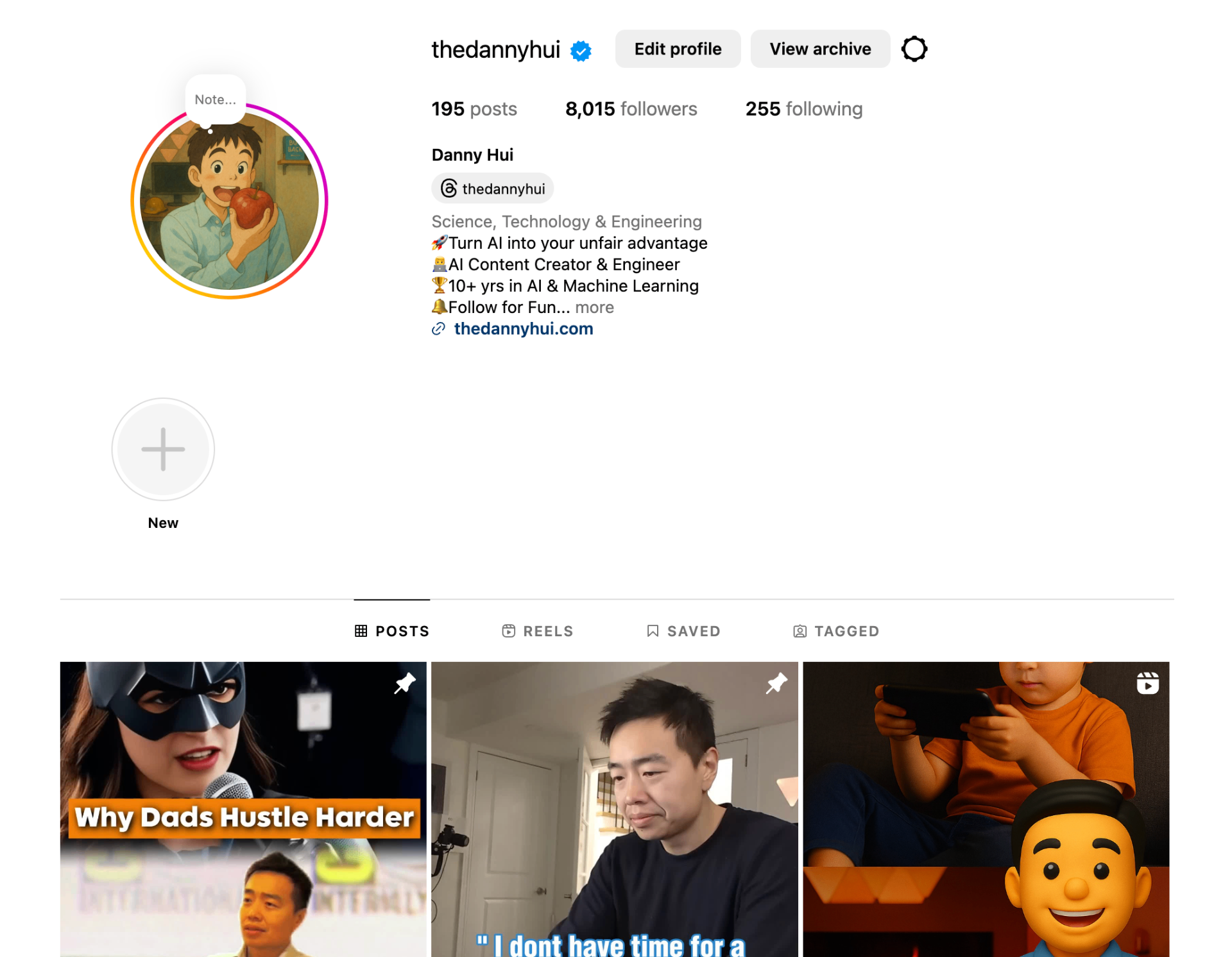 Danny Hui's 2025 Portfolio
