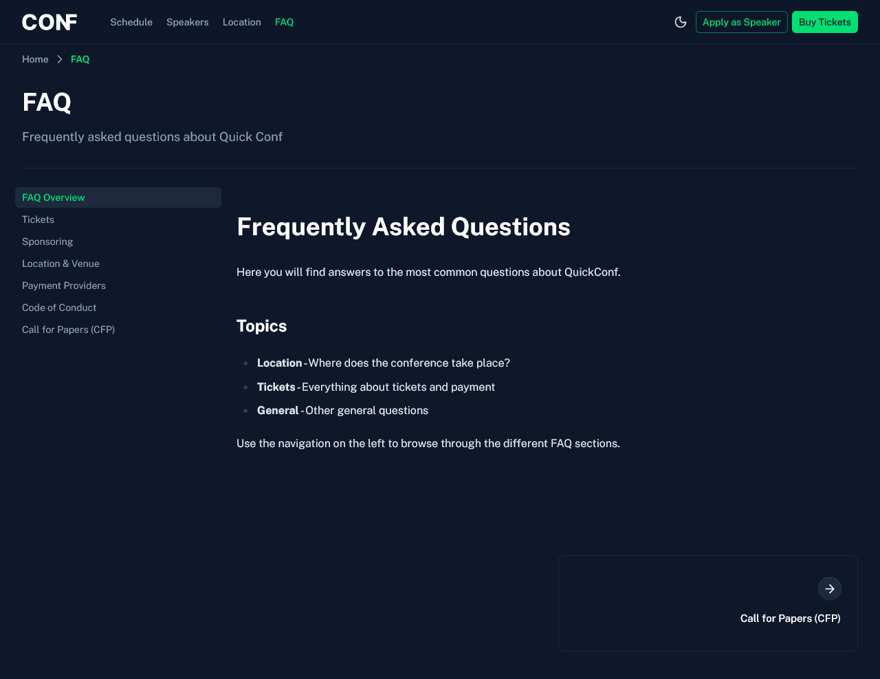 FAQ