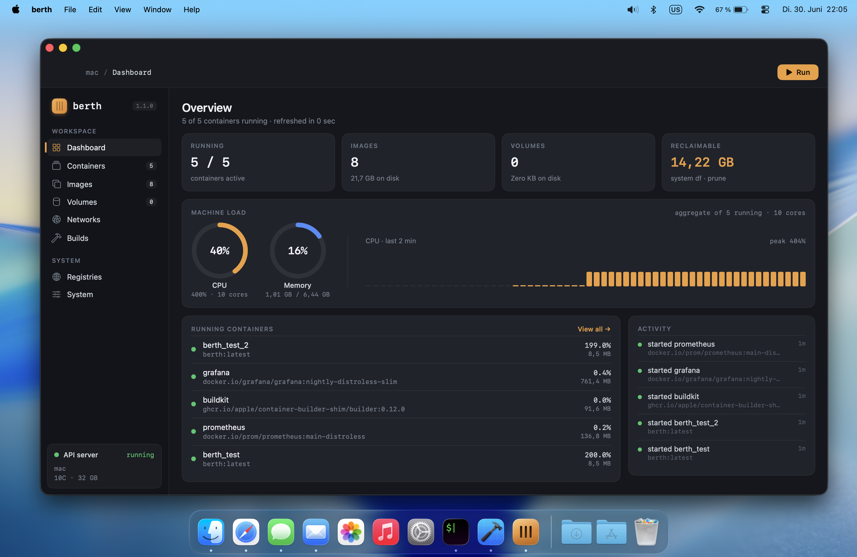 berth screenshot 1