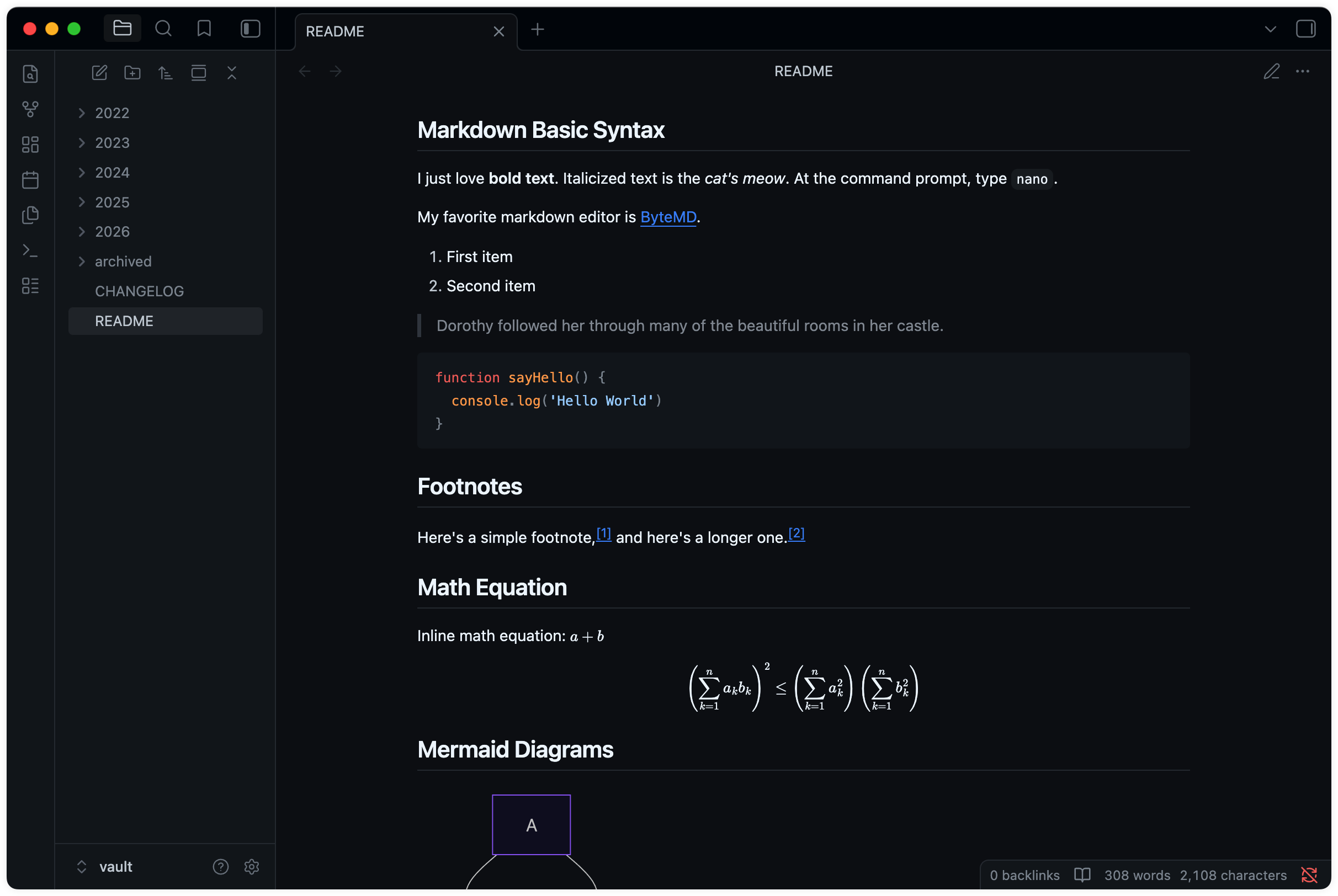 Dark Mode