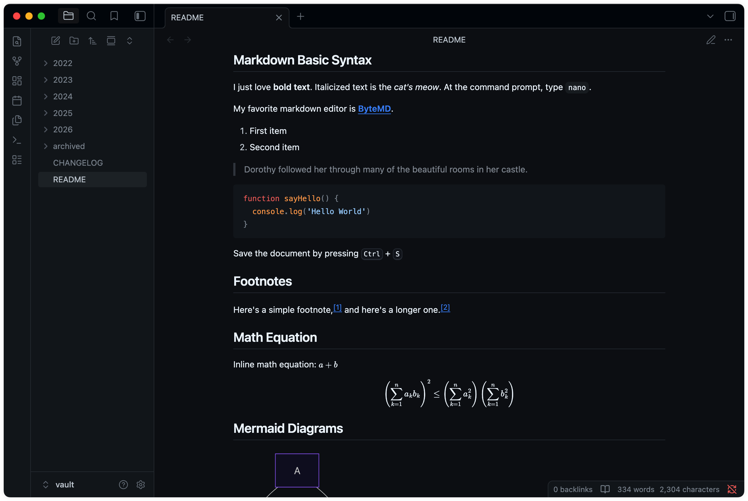 Dark Mode