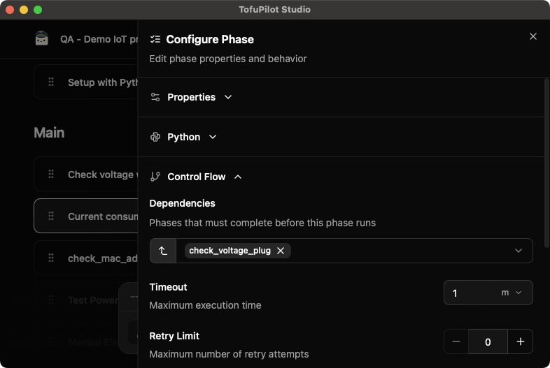 TofuPilot Studio Editor