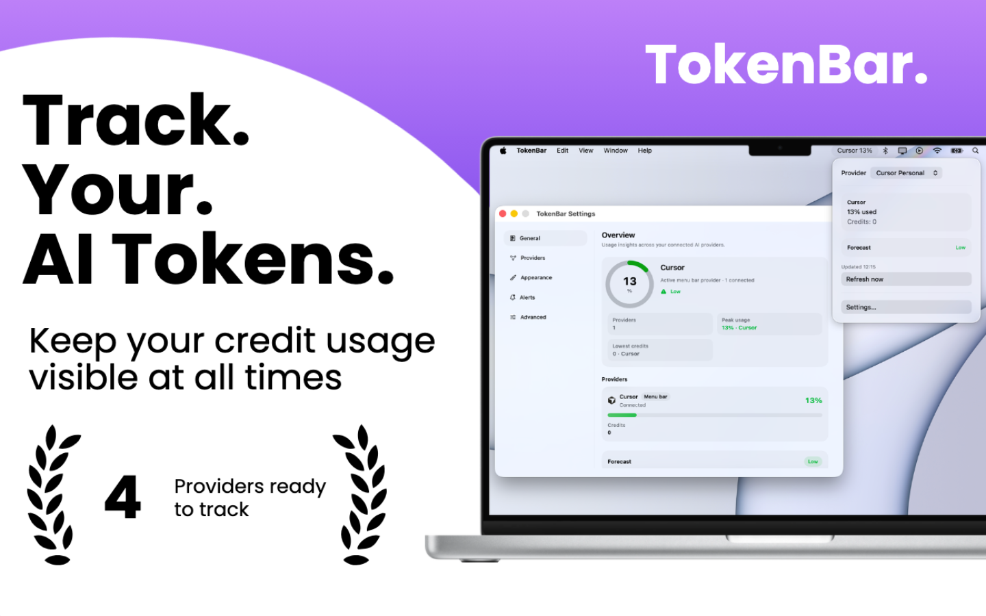 Token Bar screenshot