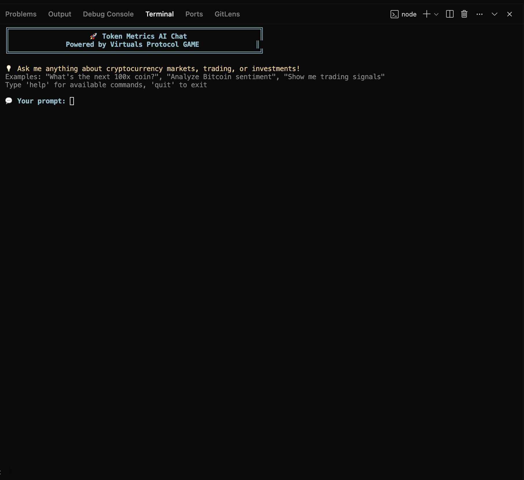 Interactive Chat Interface - Main