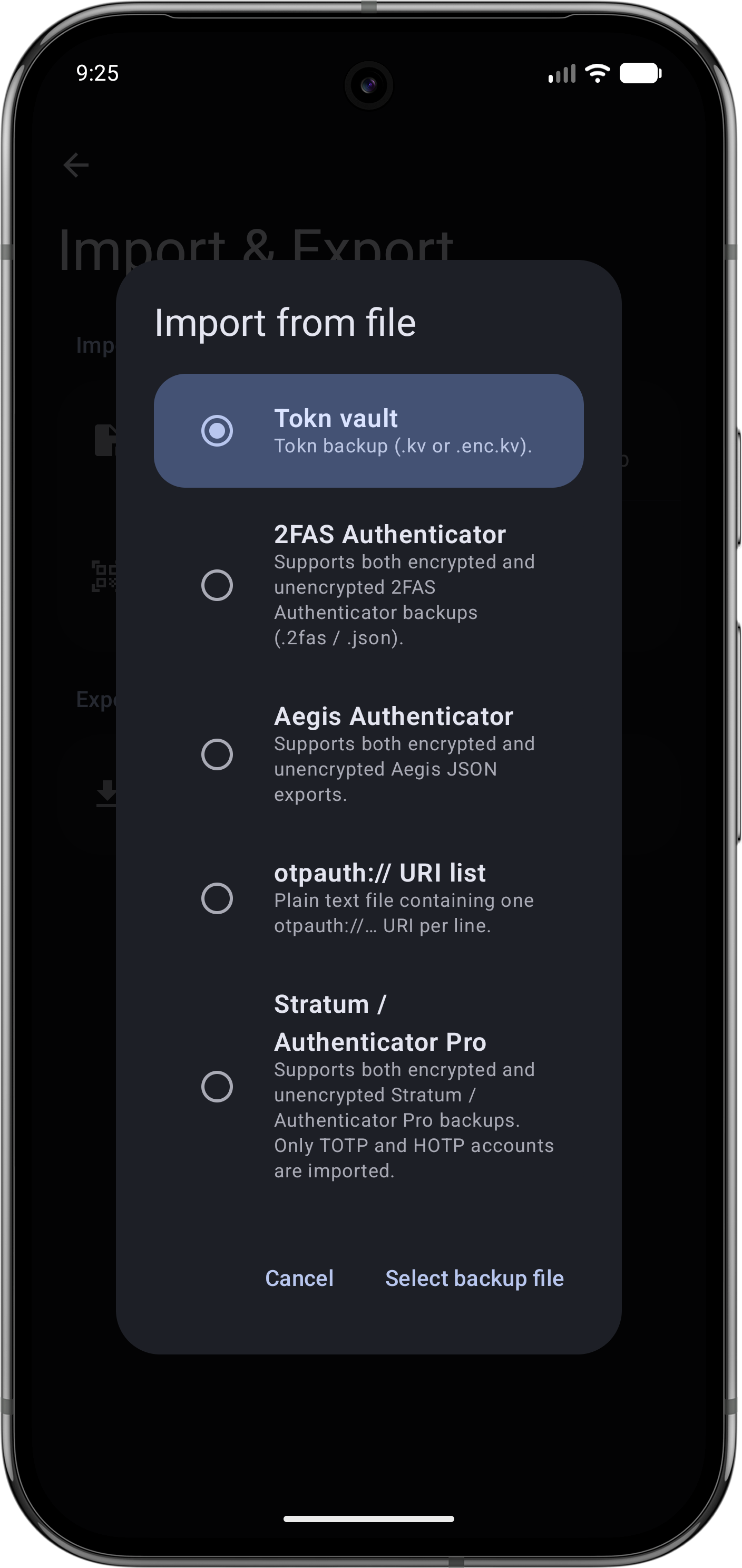 Screenshot 3 of Tokn — opens full size