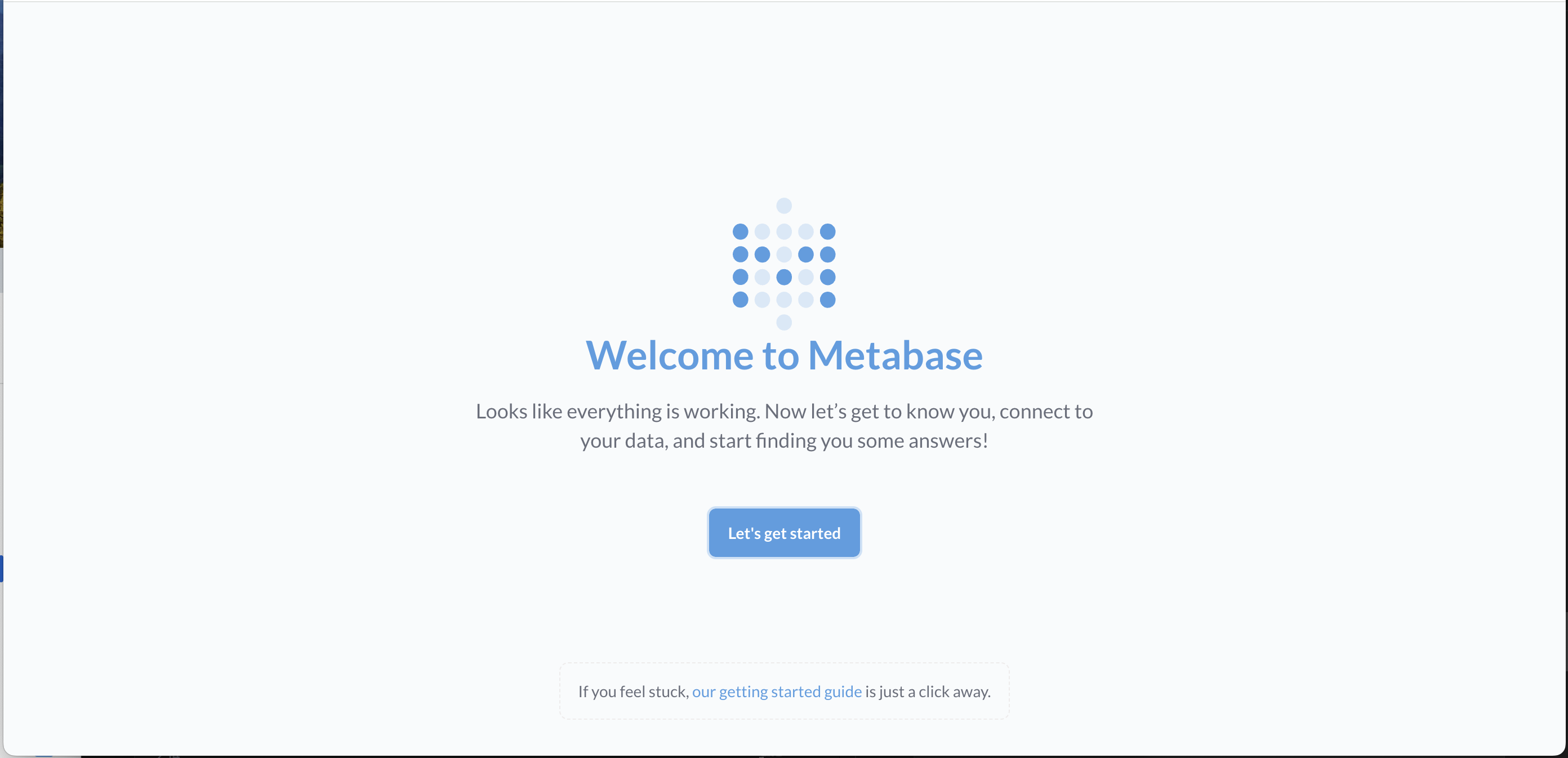 Metabase Home