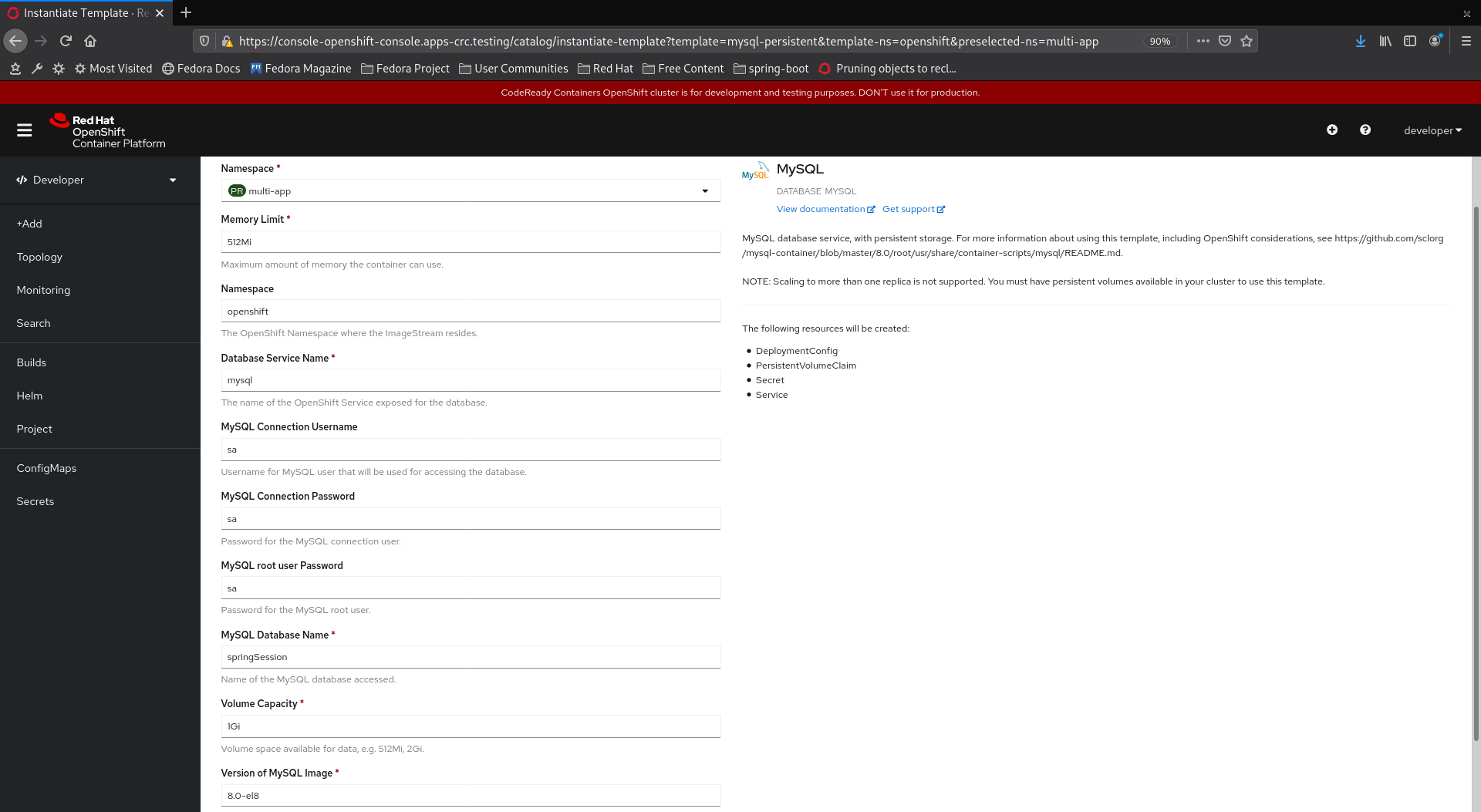 JSON document output