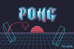 Pong for Game Boy Advance