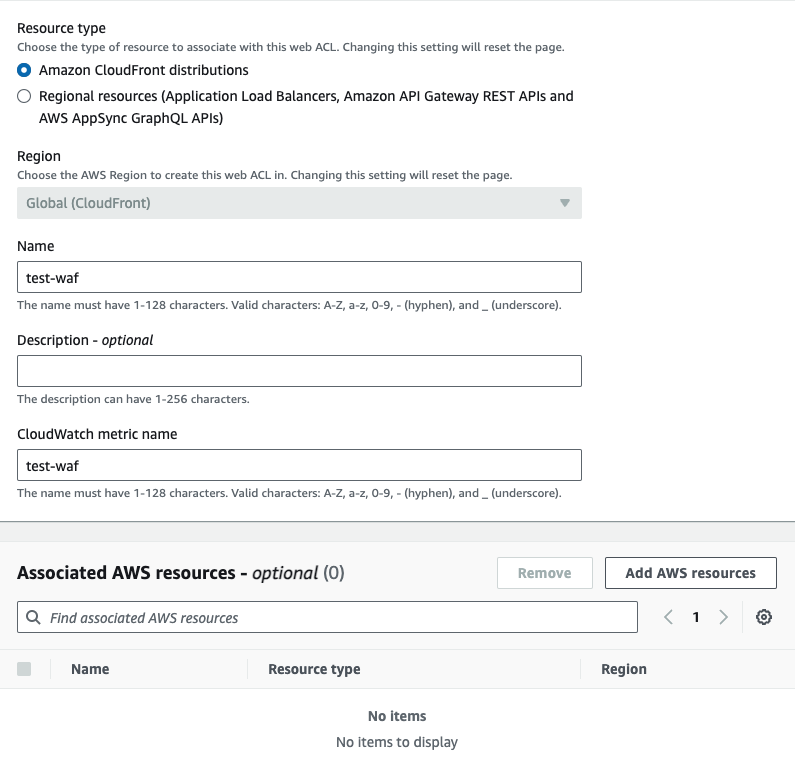 Aws Acl Configuration