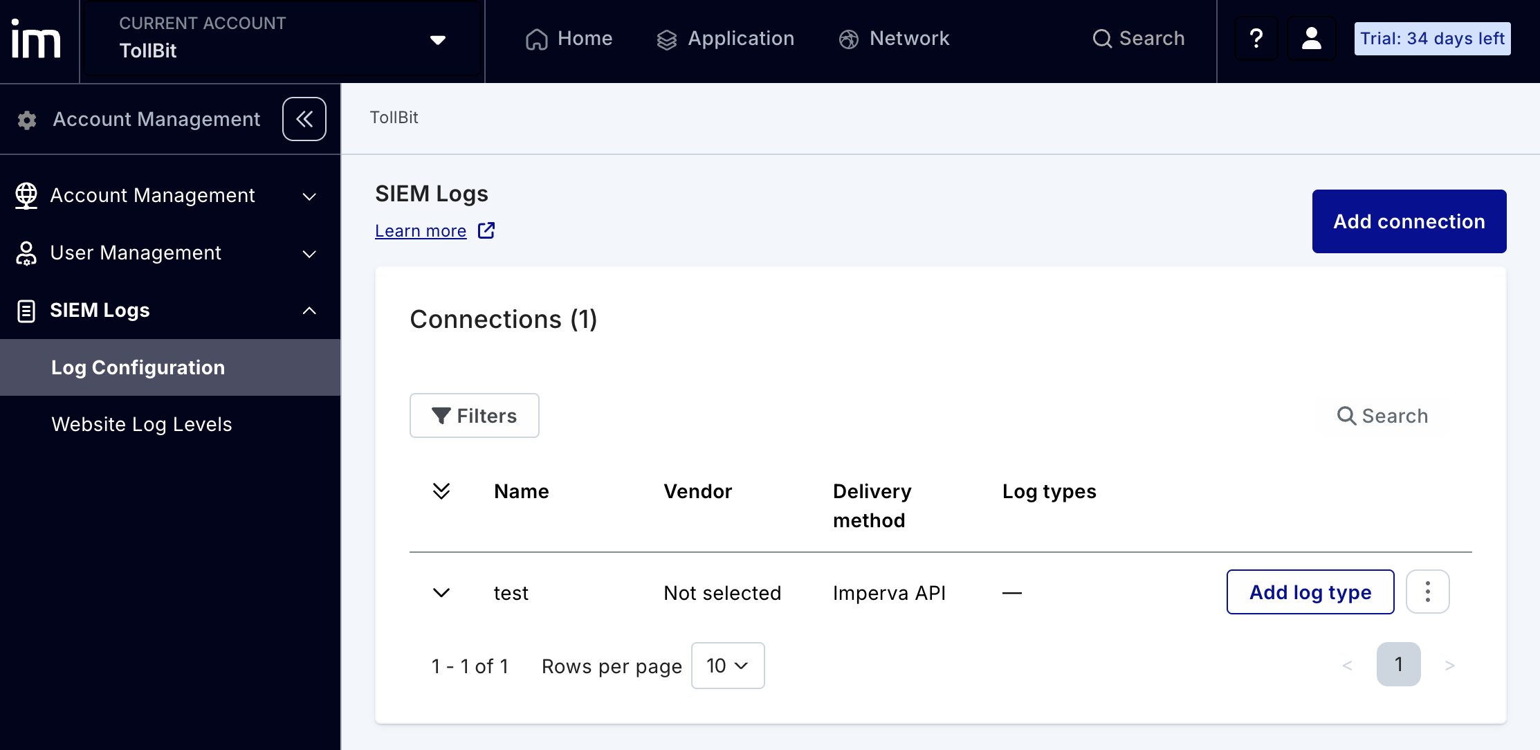 Integrations Imperva 2 Logs